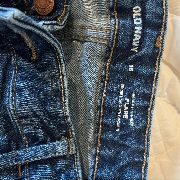 Old Navy 16 extra high rise flare Light Blue Denim Jeans - Picture 2 of 2